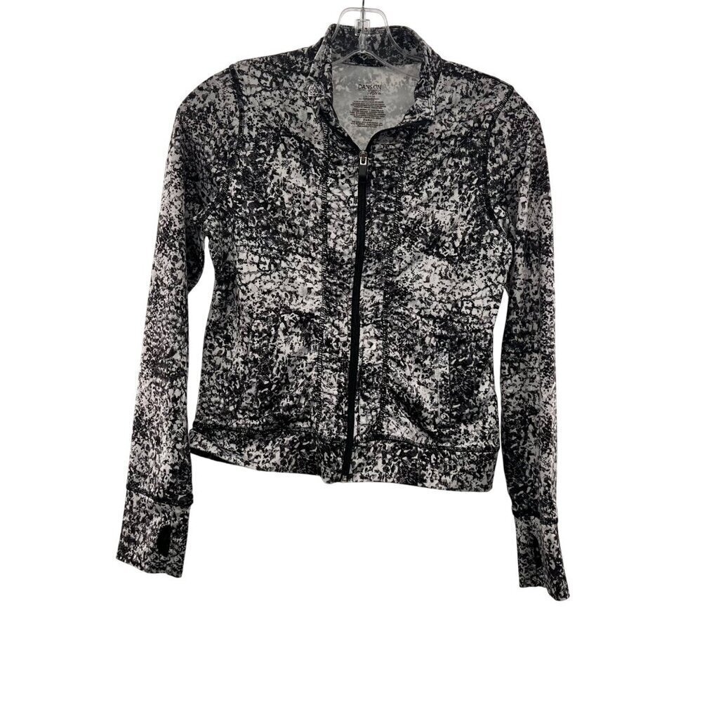 Danskin Women's Cropped Active Full Zip Jacket Size Large